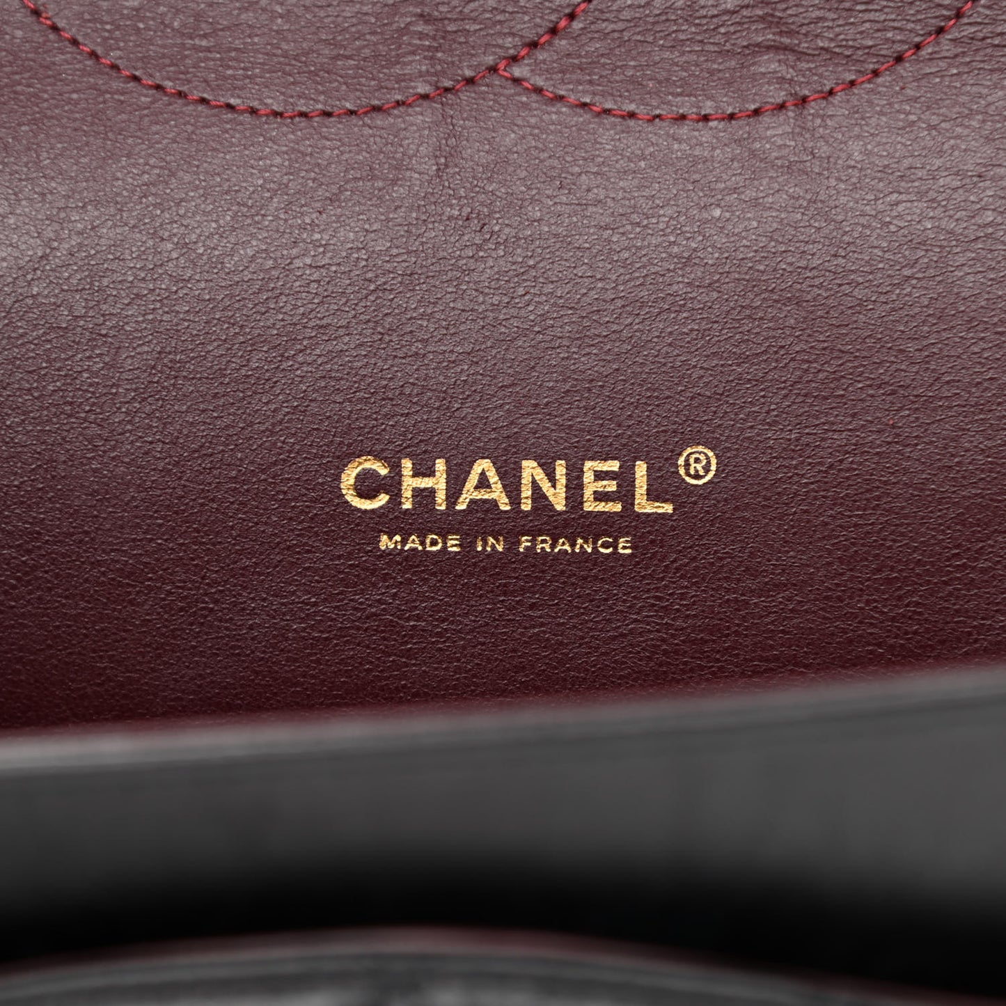 Lambskin Quilted Maxi Double Flap Black