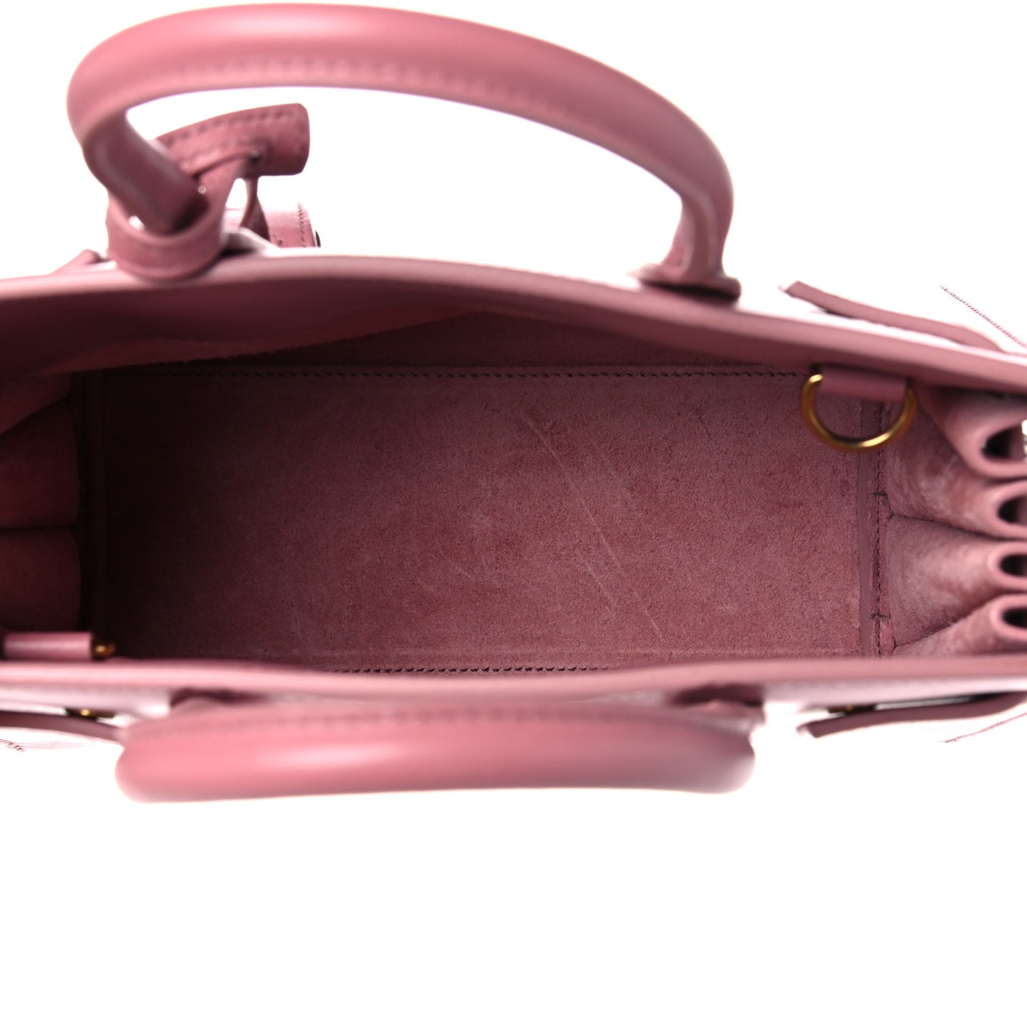 Calfskin Small Sac De Jour Dark Rose