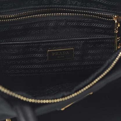 Prada Tessuto Nylon Saffiano Shopping Satchel Black 6 of 11