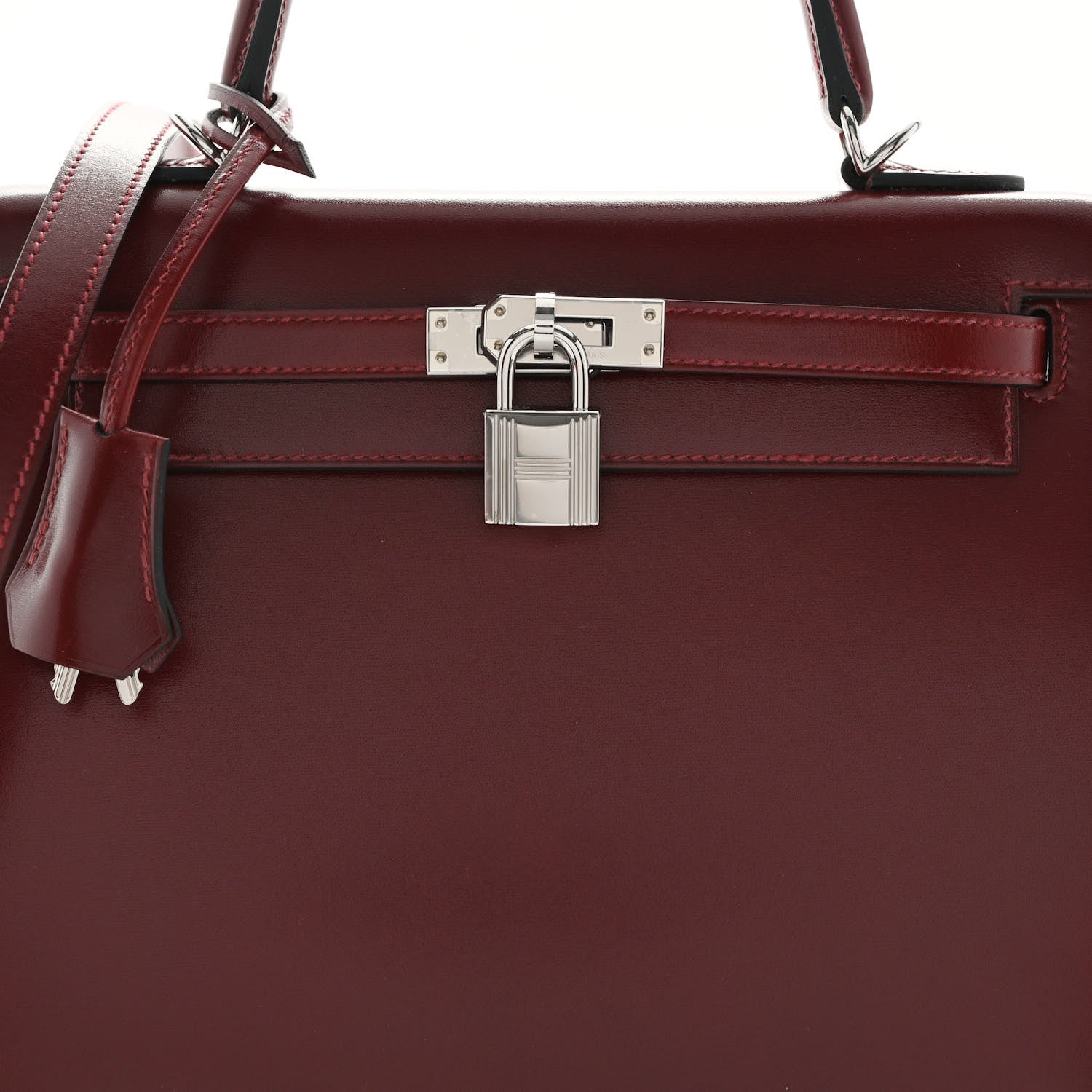 Hermes Box Kelly Sellier 25 Rouge H 7 of 10