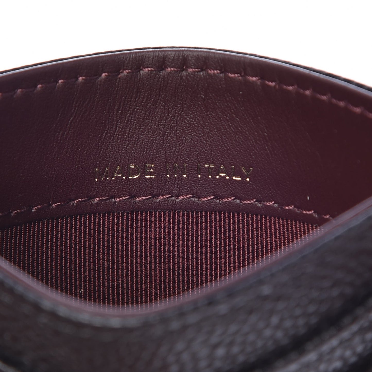 Caviar Quilted Card Holder Black
