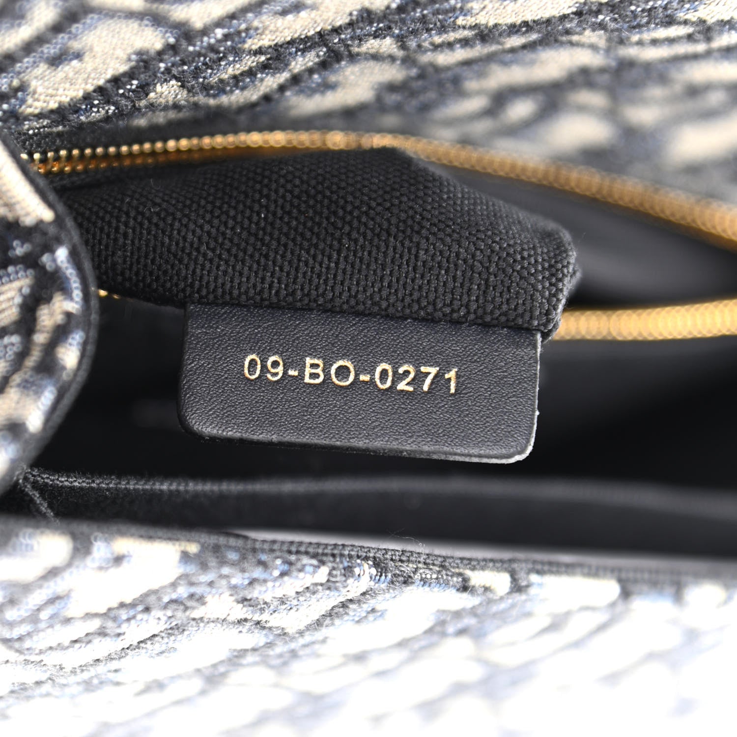 Christian Dior Oblique 30 Montaigne Flap Bag Blue 7 of 10