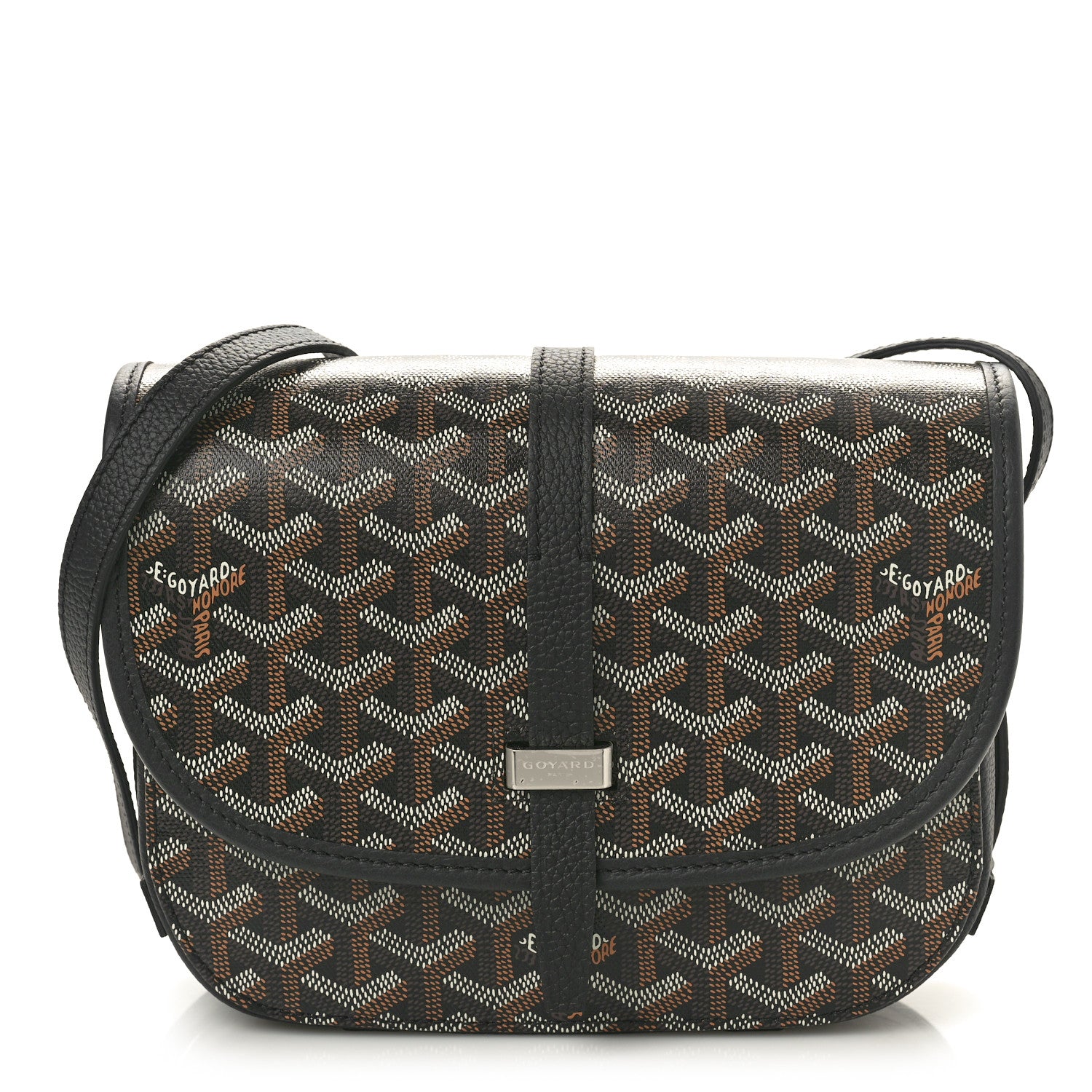 Goyard Goyardine Belvedere II PM Messenger Bag Black 1 of 9