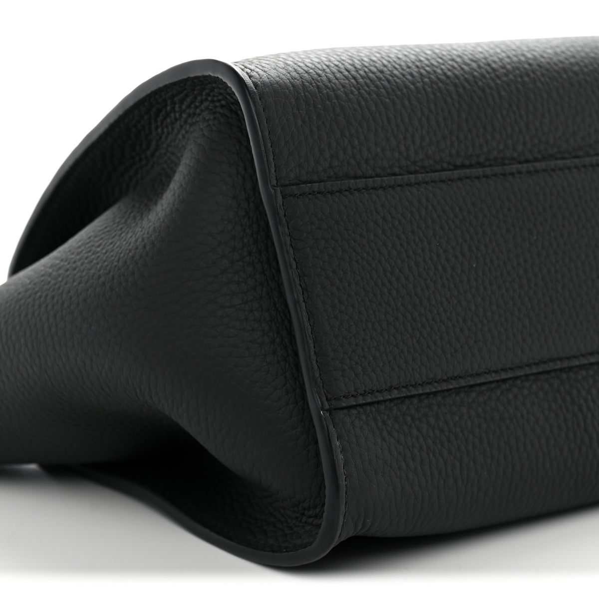 The Row Grained Calfskin Marlo 12 Tote Bag Dark Pine 9 of 11