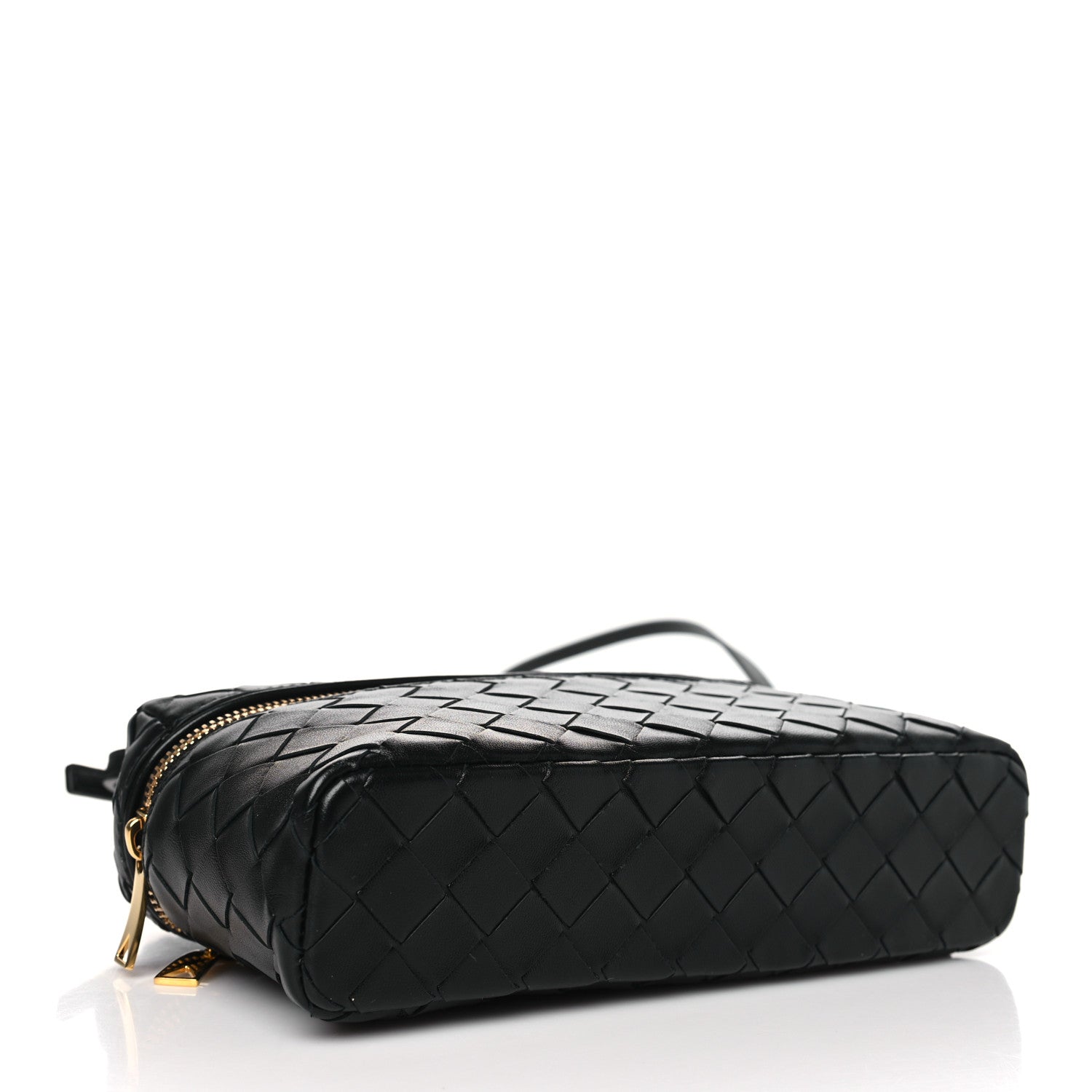 Bottega Veneta Calfskin Intrecciato Bang Bang Vanity Case Black 5 of 10