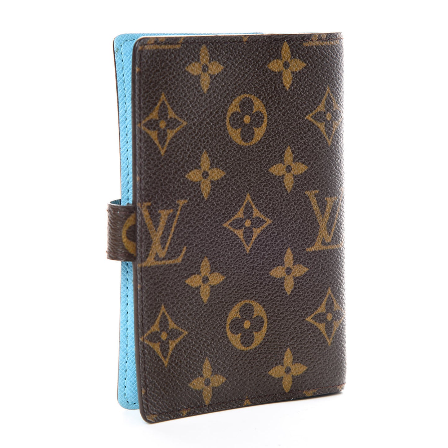 Monogram Groom Small Ring Agenda Cover Blue
