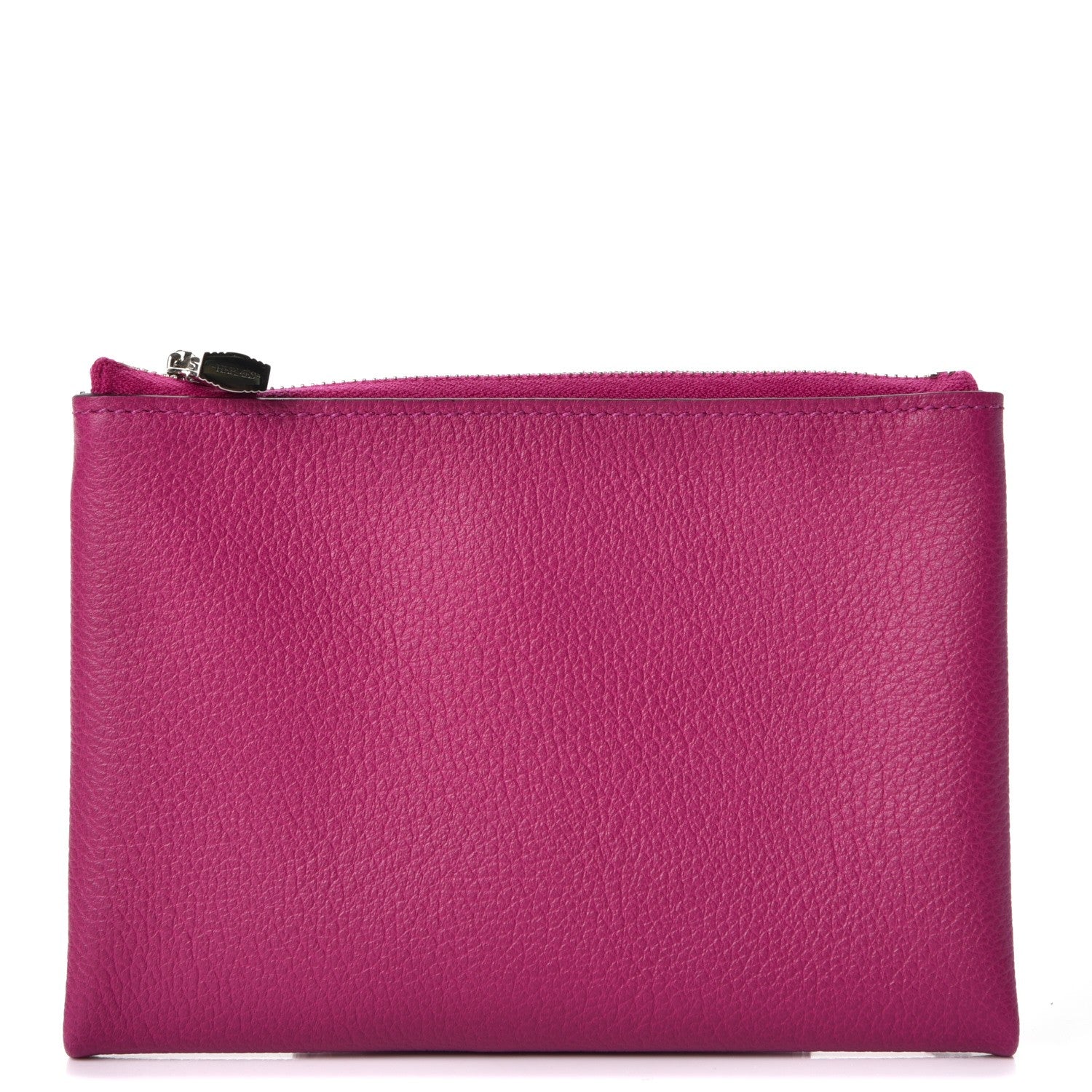 Hermes Evercolor Small Atout Pouch Rose Pourpre Bleu Saphir 1 of 8