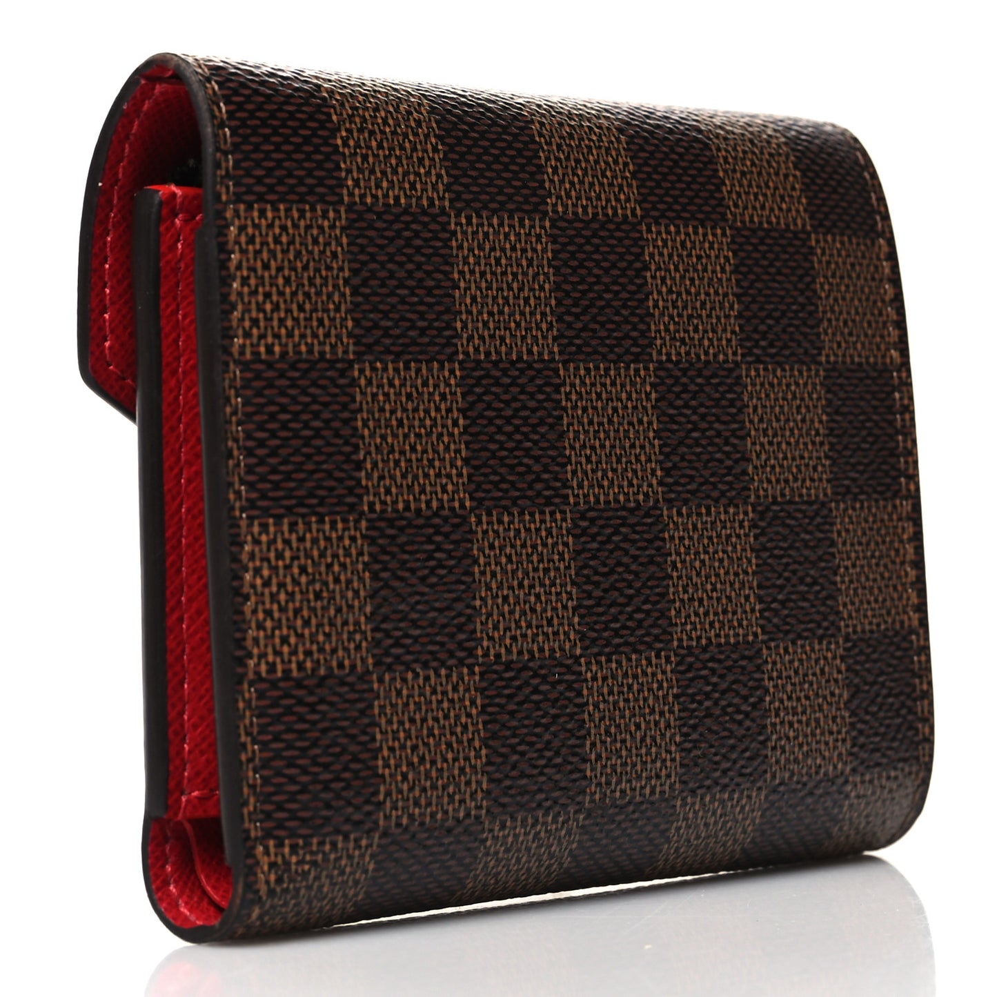 Damier Ebene Victorine Wallet Red