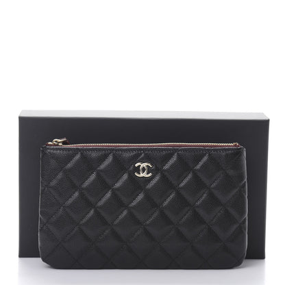 Chanel Caviar Quilted Cosmetic Case Black 8 of 8