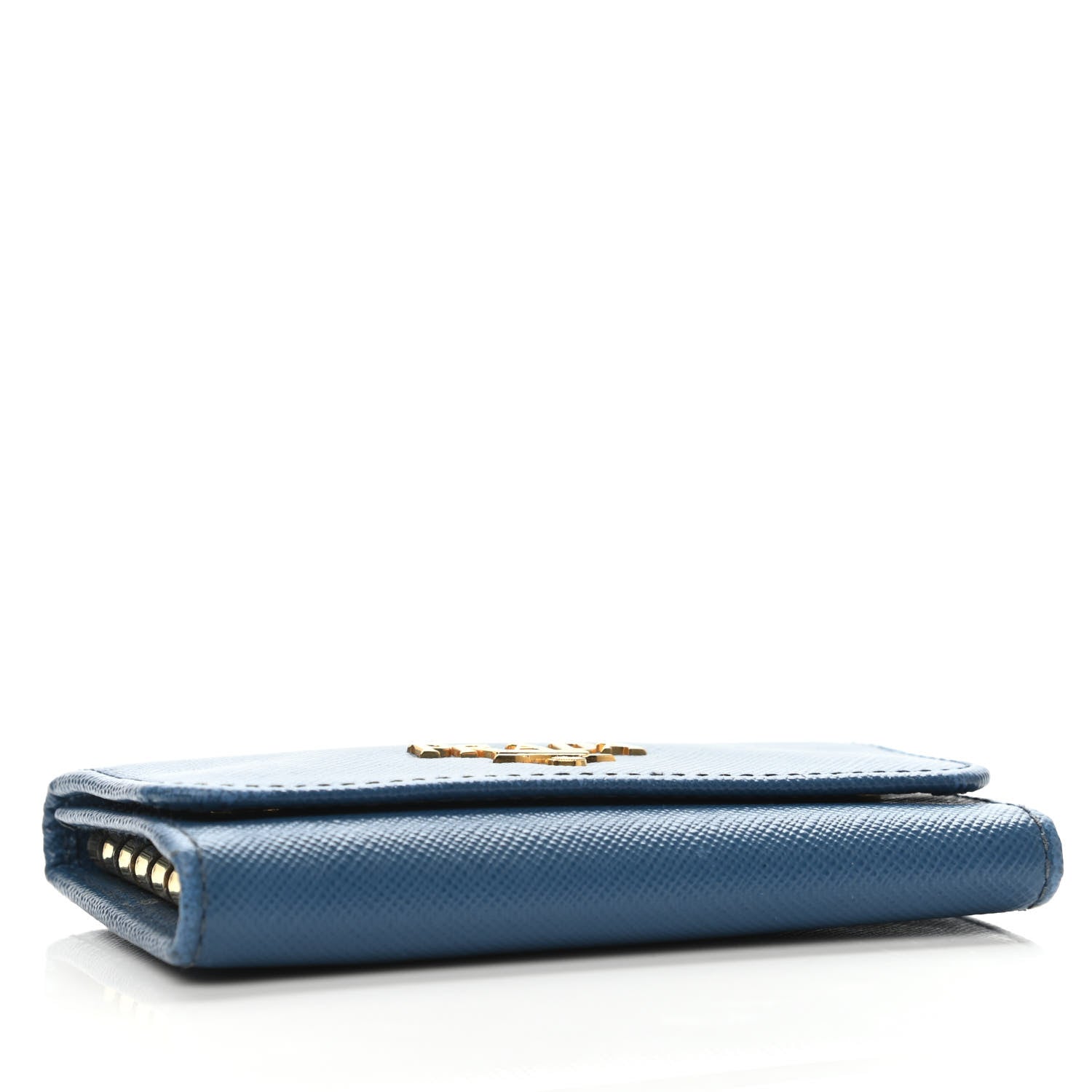 Prada Saffiano Metal 6 Key Holder Cobalto 3 of 4