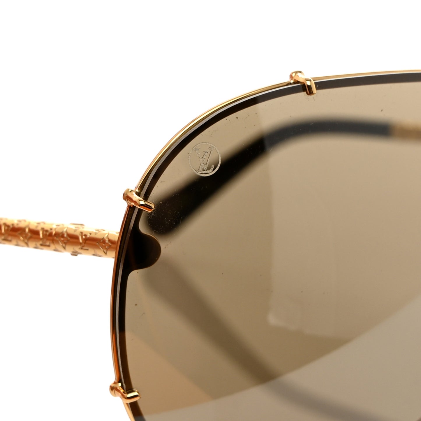 Metal LV Drive Sunglasses Z0897W Black Gold