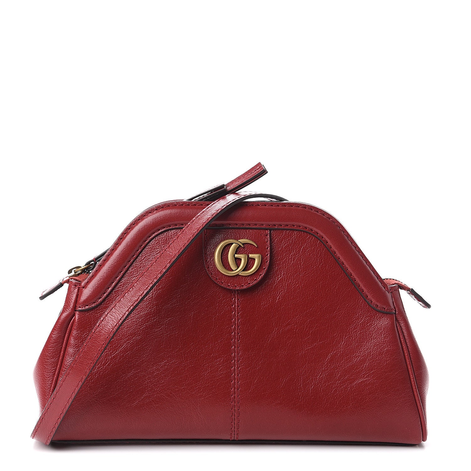 Gucci Piuma Lux Calfskin Small Re(Belle) Crossbody Bag Romantic Cerise 1 of 8