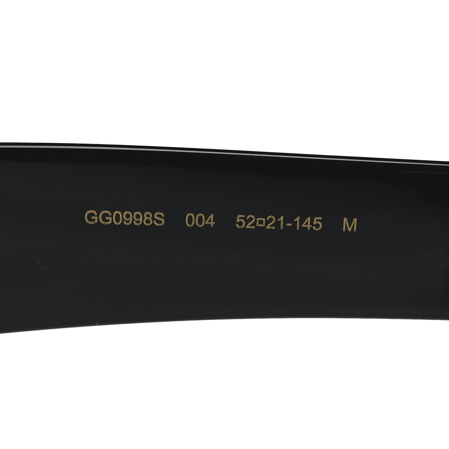 Rectangle 52mm Frame Sunglasses GG0998S Burgundy