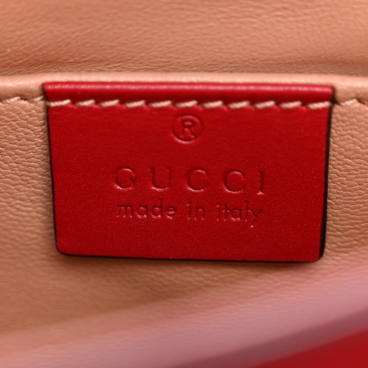 Gucci Nappa Pearl Studded Mini Queen Margaret Broadway Shoulder Bag Hibiscus Red 6 of 11