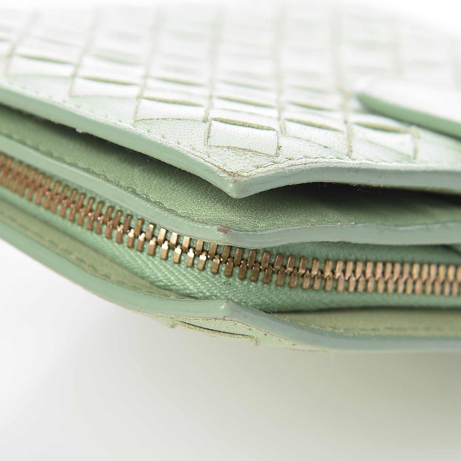 Bottega Veneta Nappa Intrecciato French Flap Wallet Green 13 of 15