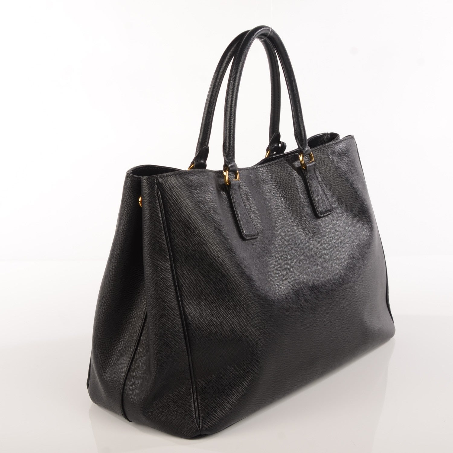 Prada Saffiano Lux Large Tote Nero Black 3 of 10