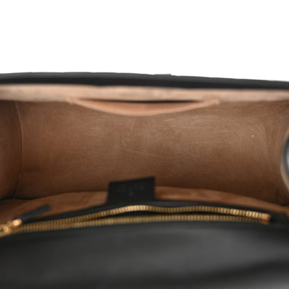 Gucci Guccissima Signature Medium Sylvie Top Handle Bag Black 5 of 11