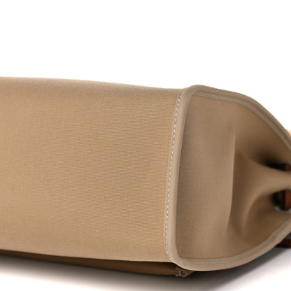 Hermes Vache Hunter Toile Herbag Zip 31 PM Trench Cuivre 10 of 12