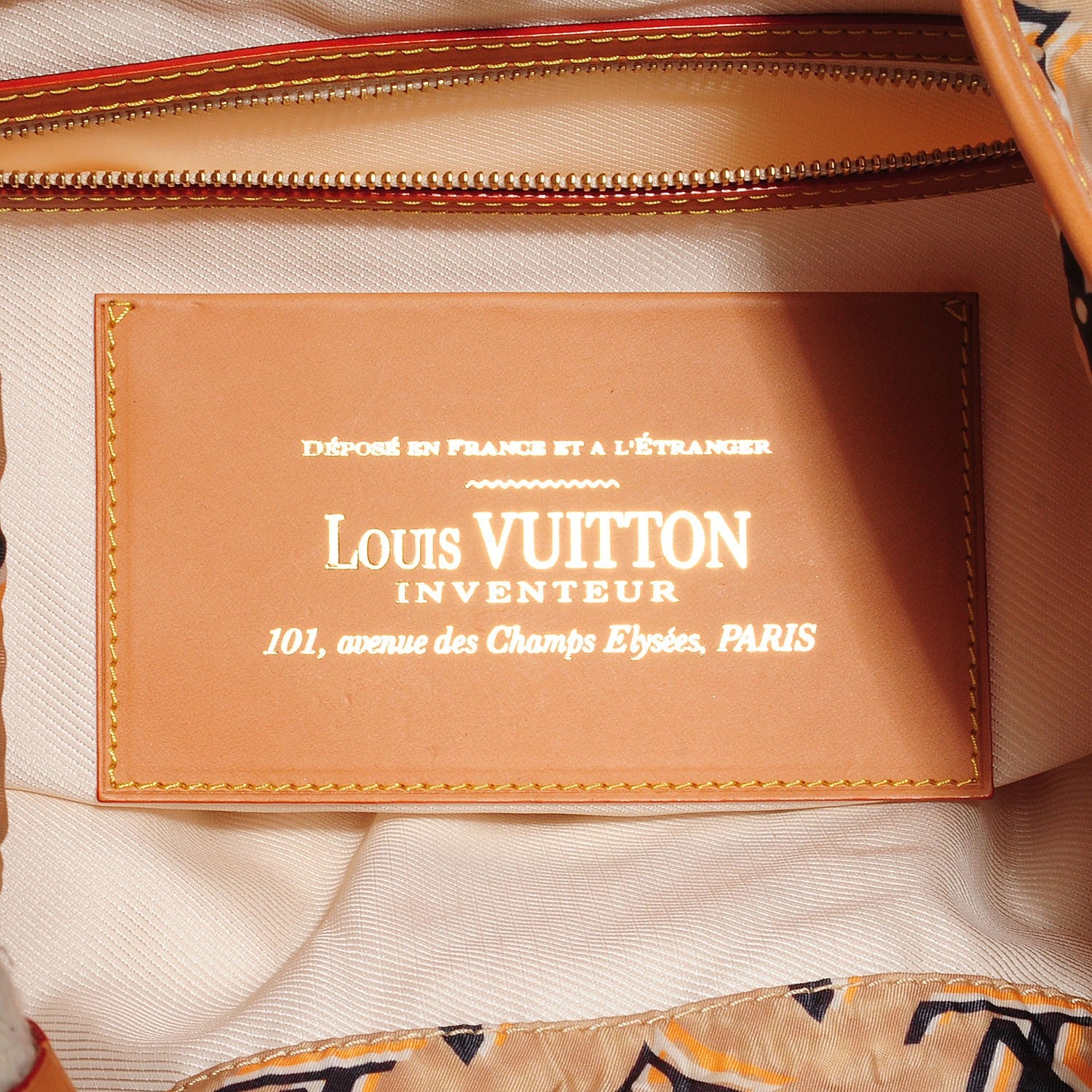 Louis Vuitton Nylon Monogram Cruise Bulles MM Natural 6 of 7