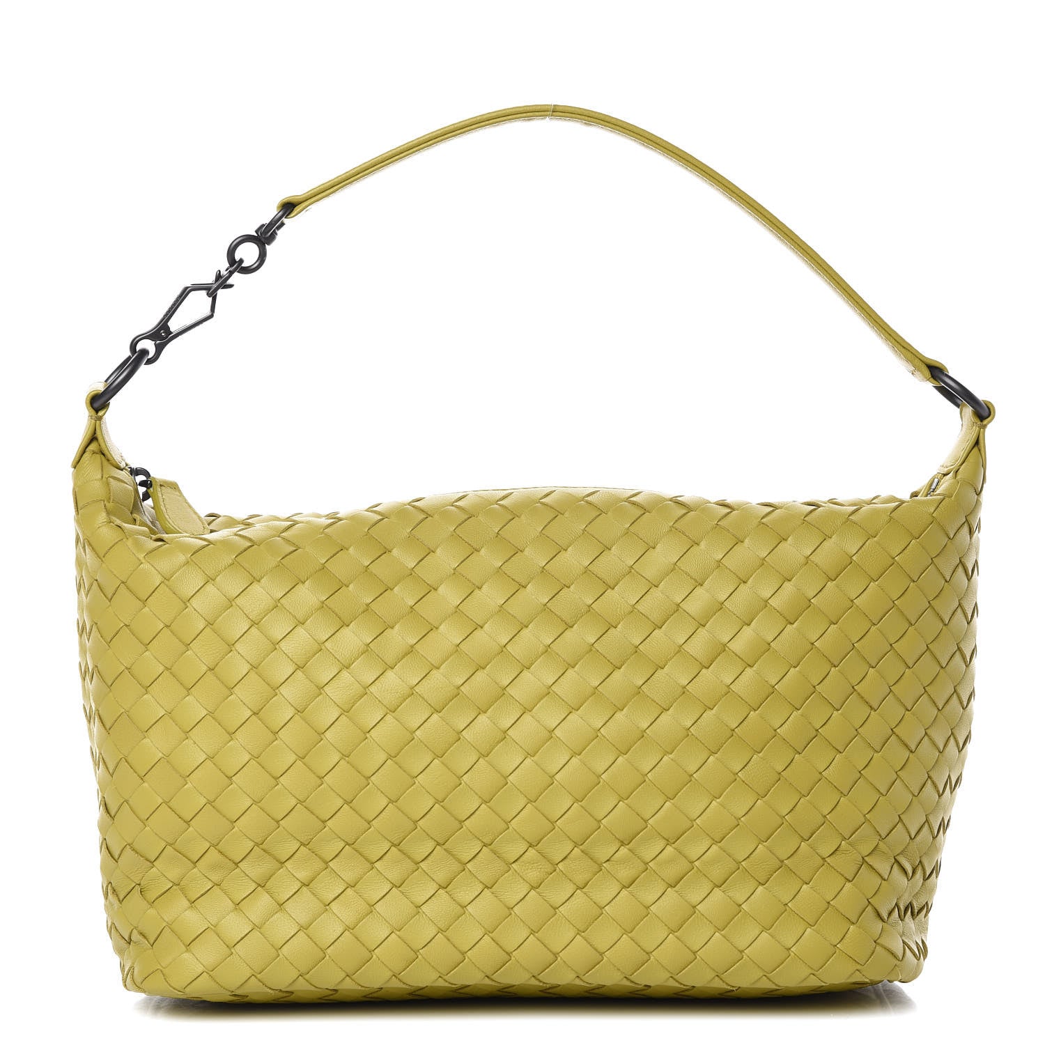 Bottega Veneta Nappa Intrecciato Small Shoulder Bag Chartreuse 1 of 11