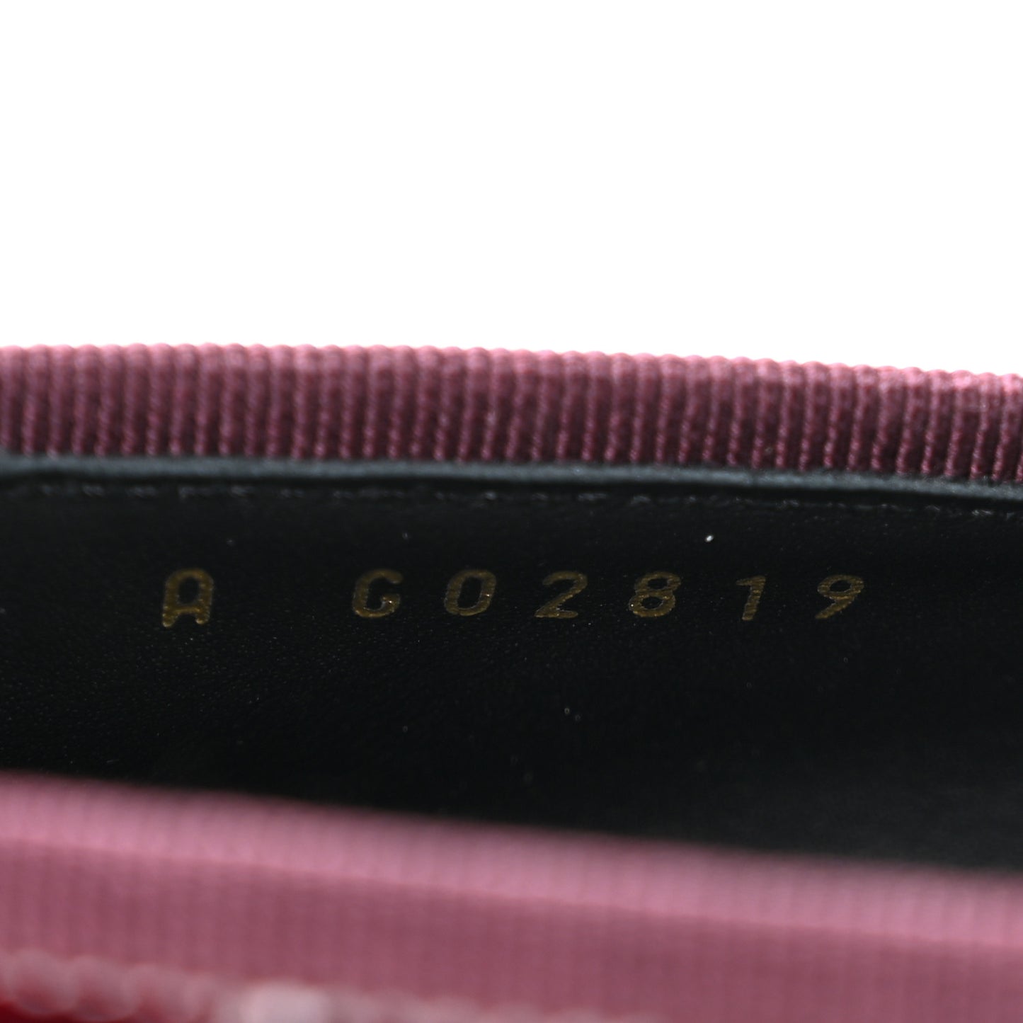 Patent Calfskin Crocodile Embossed Cap Toe CC Ballerina Flats 37 Dark Burgundy Black