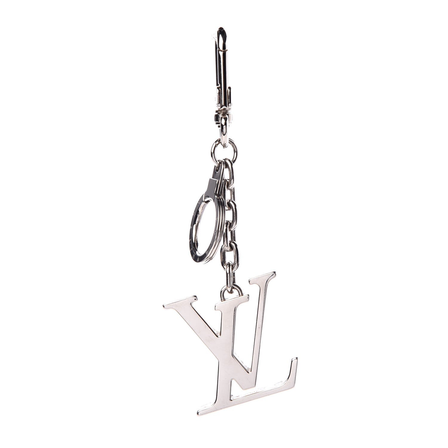 Louis Vuitton LV Initials Key Holder Silver 1 of 2