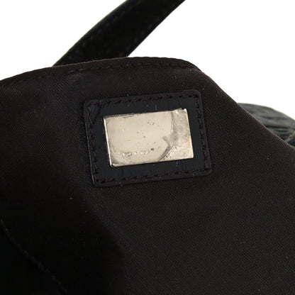 Fendi Velvet Zucchino Suede Ostrik Hobo Grigio Testa di Moro 6 of 10