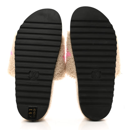 Louis Vuitton Shearling Paseo Flat Comfort Mule 39 Beige 5 of 8