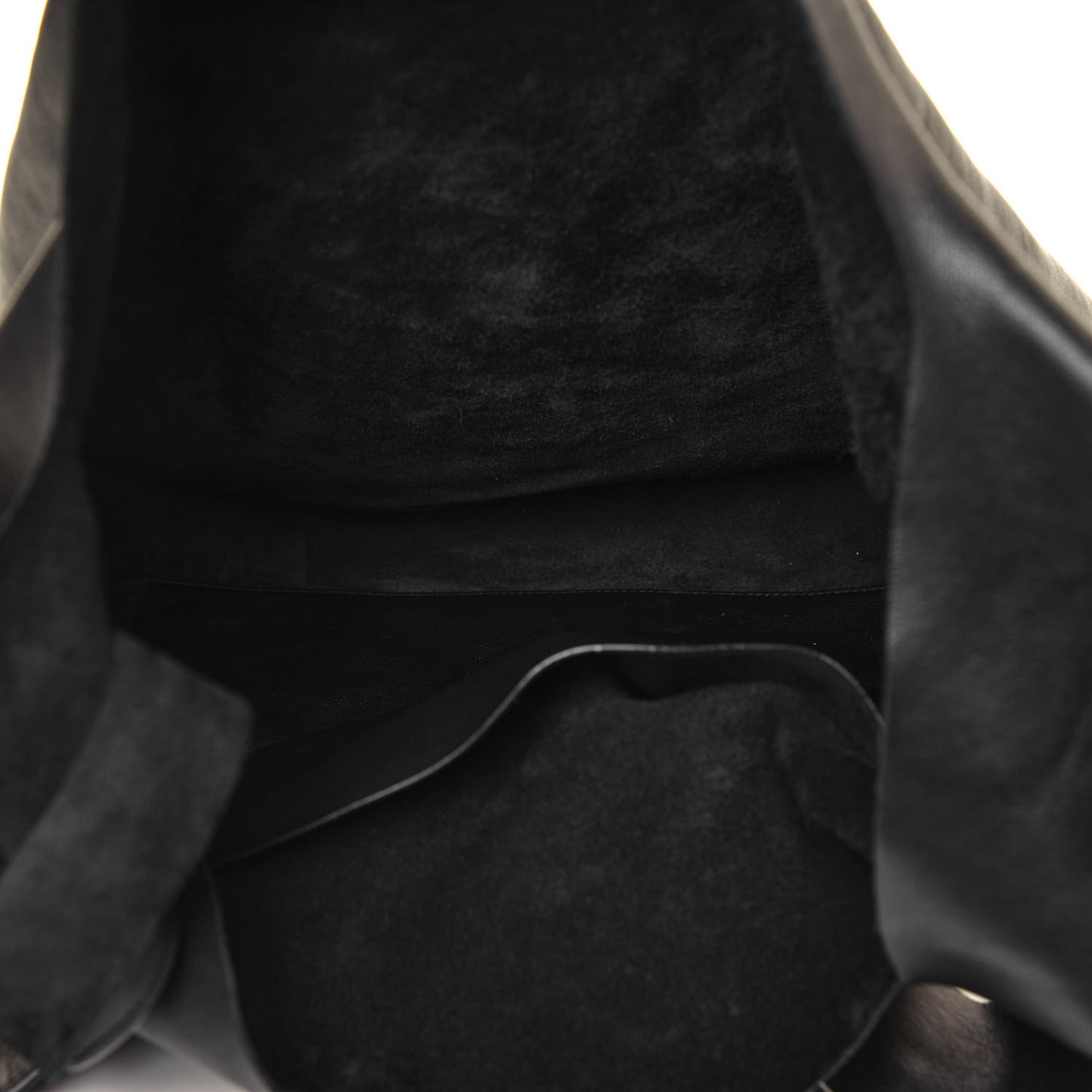 Nappa Oversized Bow Shoulder Bag Black