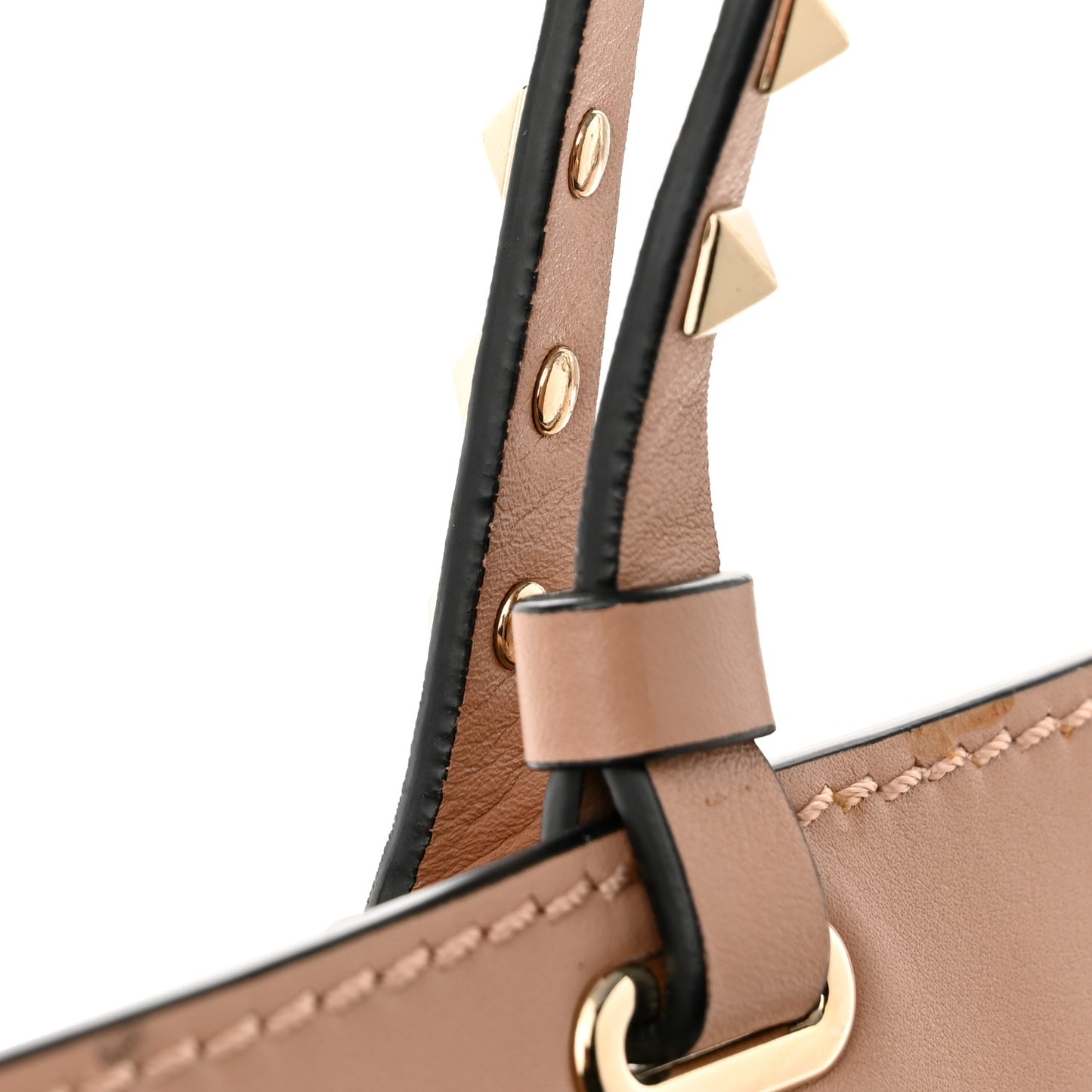 Vitello Medium Rockstud Tote Alpaca