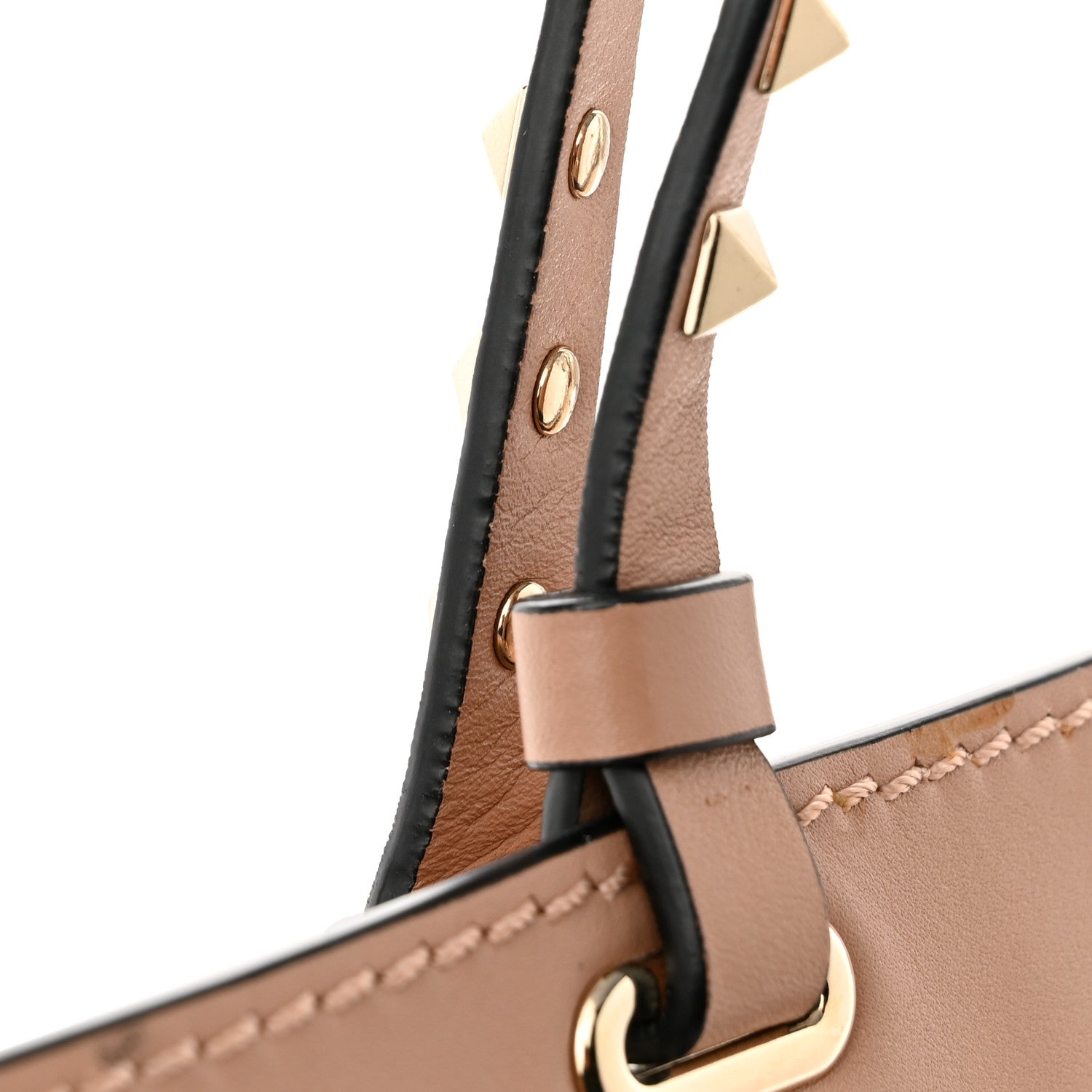 Valentino Garavani Vitello Medium Rockstud Tote Alpaca 12 of 14