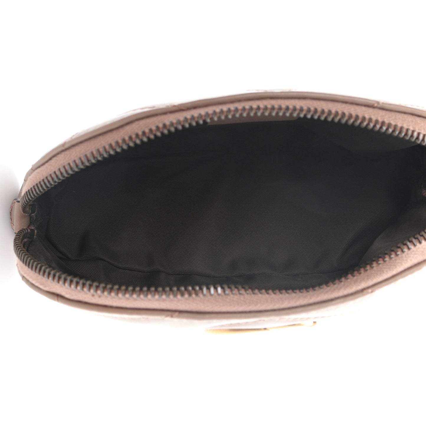 Calfskin Matelasse GG Marmont Pouch Cosmetic Case Porcelain Rose