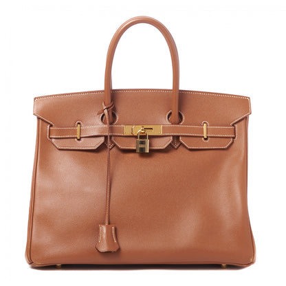 Hermes Courchevel Birkin 35 Gold 1 of 31