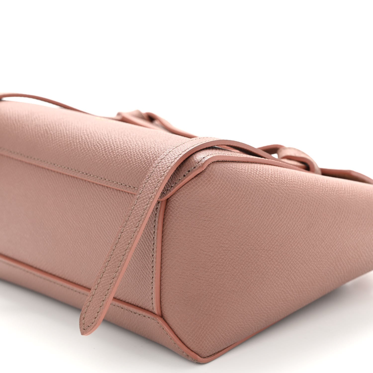 Celine Grained Calfskin Nano Belt Bag Antique Rose 9 of 10