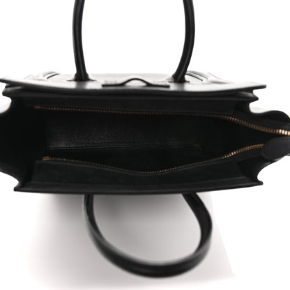 Celine Smooth Calfskin Nano Luggage Black 6 of 9