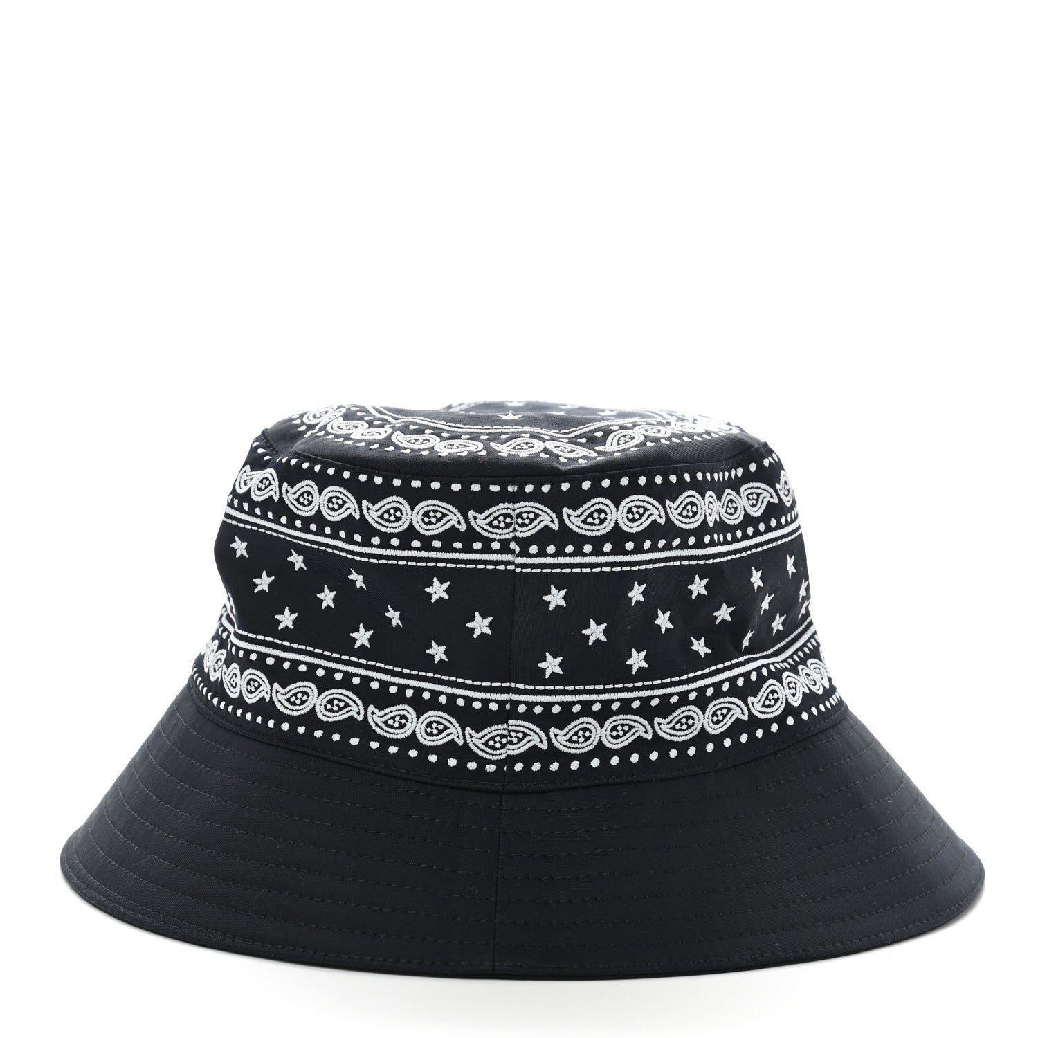 Hermes Technical Gabardine Balade Bandana Bucket Hat 58 Marine 6 of 8