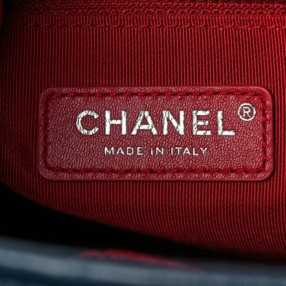 Chanel Aged Calfskin Quilted Medium Gabrielle Hobo Blue 6 of 9
