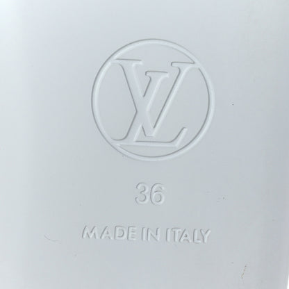 Louis Vuitton Monogram Sunbath Flat Mule Sandals 36 White 6 of 6