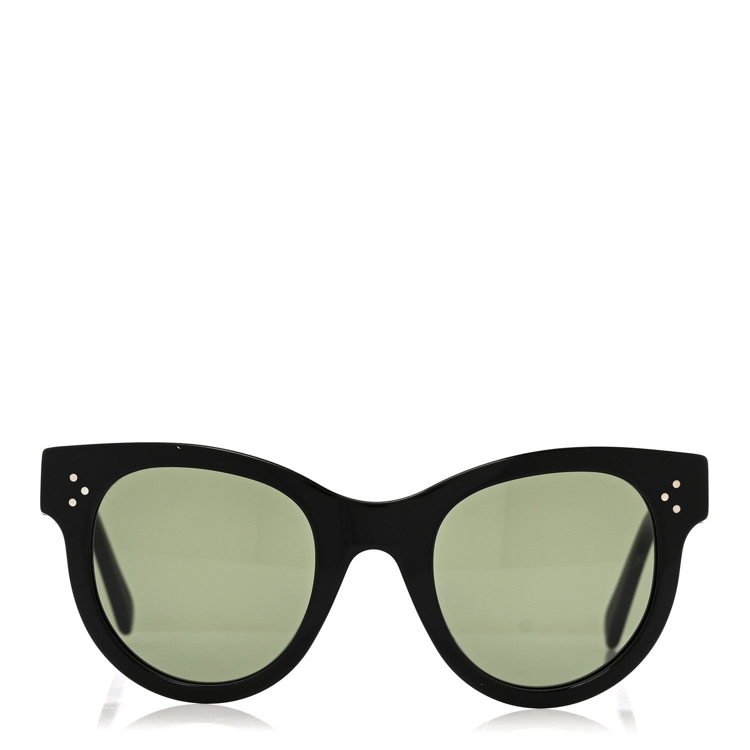 Celine Acetate Studded Mineral Round Sunglasses CL40031 Black 2 of 6