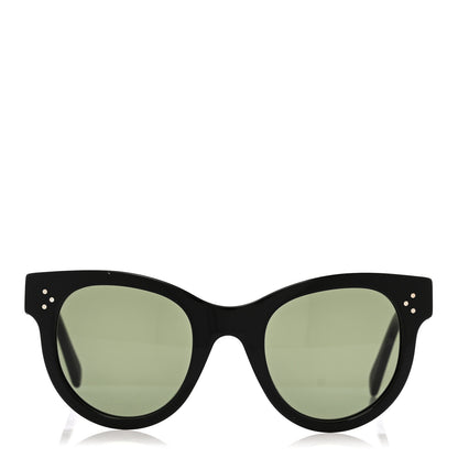 Celine Acetate Studded Mineral Round Sunglasses CL40031 Black 2 of 6