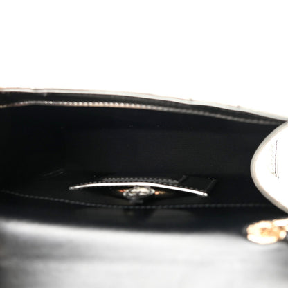 Bulgari Metallic Calfskin Small Serpenti Forever Snake Strap Crossbody Bag Silver 5 of 10