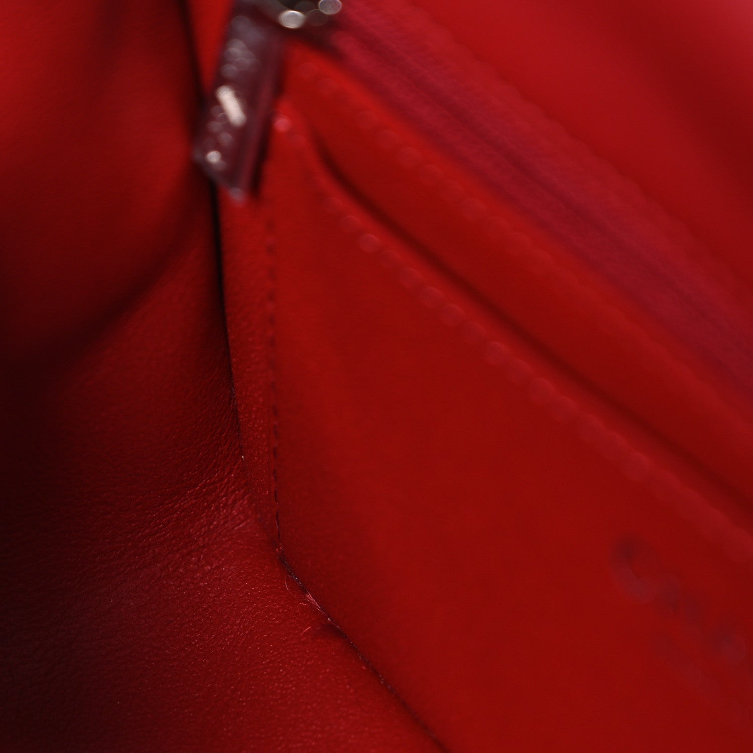 Chanel Lambskin Quilted Mini Rectangular Flap Red 10 of 10