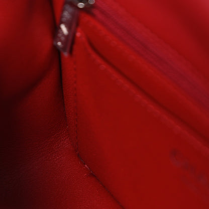 Chanel Lambskin Quilted Mini Rectangular Flap Red 10 of 10