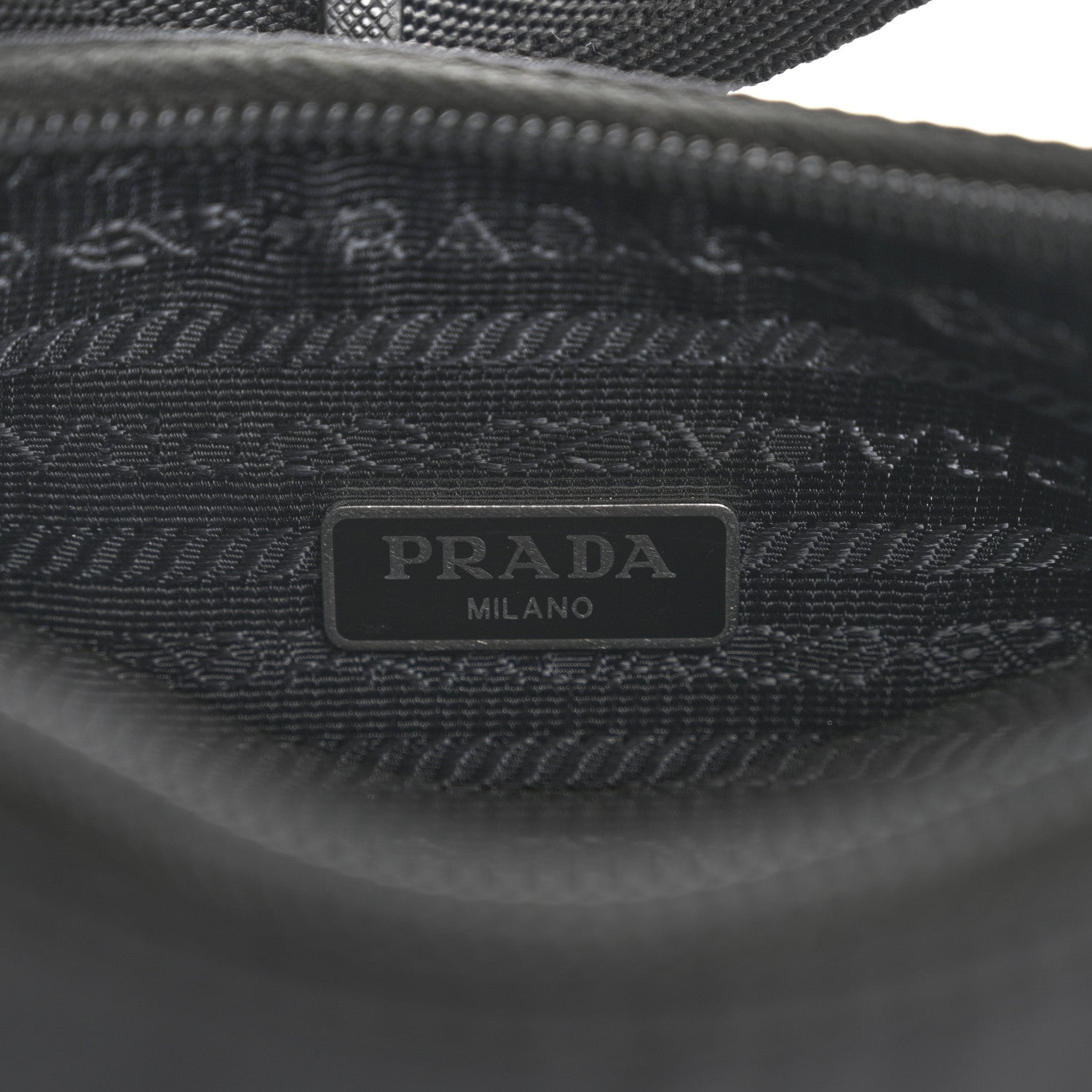 Prada Tessuto Nylon Mini Re-Edition 2000 Bag Black 6 of 14