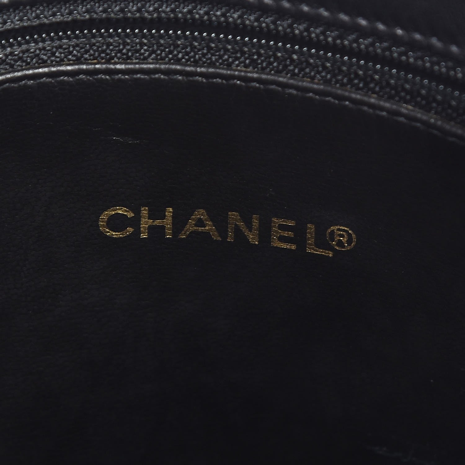 Chanel Lambskin Quilted Shopping Tote Black 6 of 7