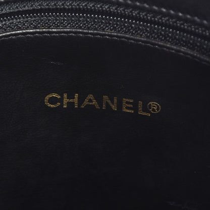 Chanel Lambskin Quilted Shopping Tote Black 6 of 7