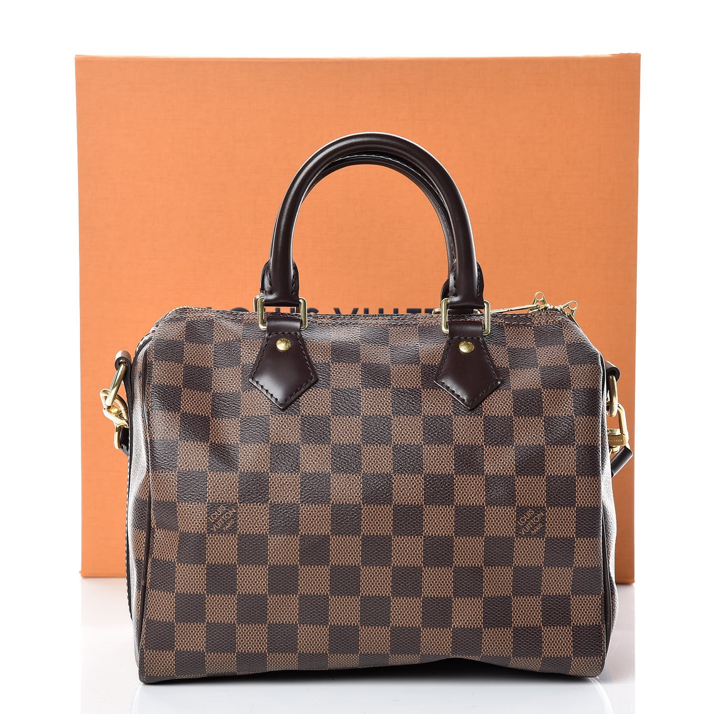 Damier Ebene Speedy Bandouliere 25