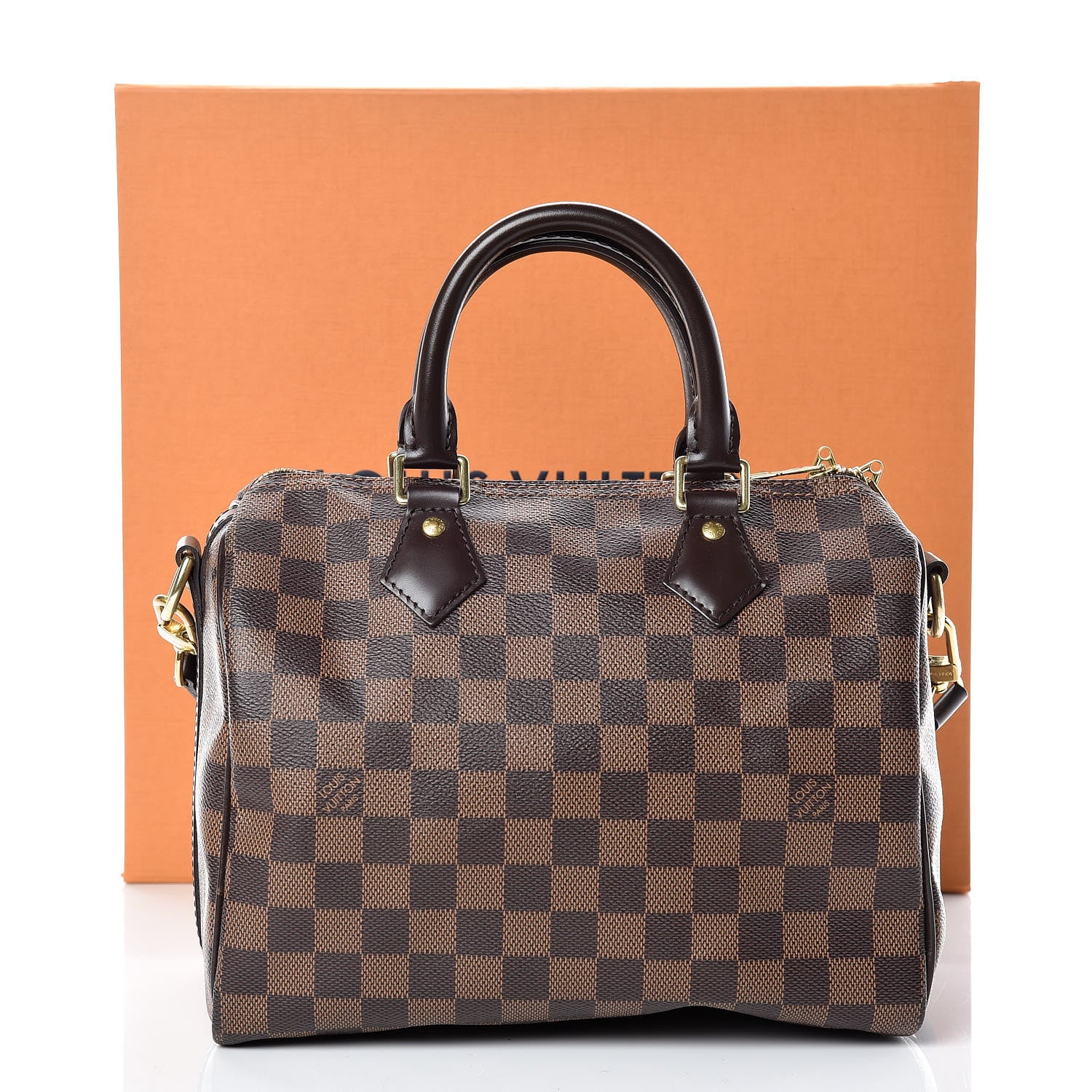 Louis Vuitton Damier Ebene Speedy Bandouliere 25 12 of 12