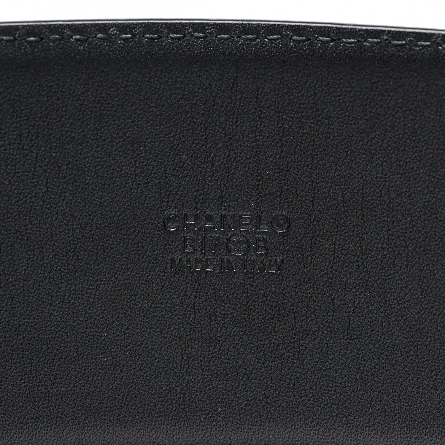 Chanel Calfskin Resin Gabrielle CC Logo Belt 95 38 Black White 6 of 9