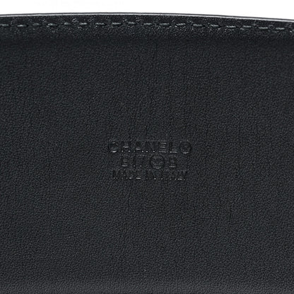 Chanel Calfskin Resin Gabrielle CC Logo Belt 95 38 Black White 6 of 9